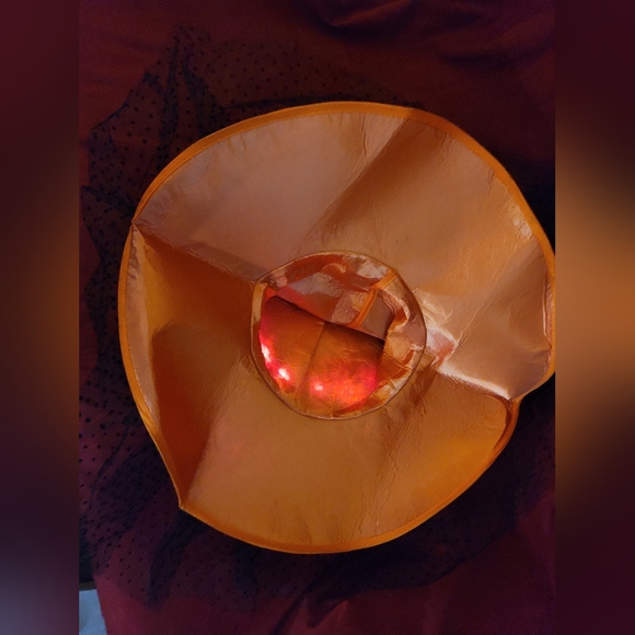 NIB Light Up Witch Hat costume full moon halloween women - Picture 4 of 12